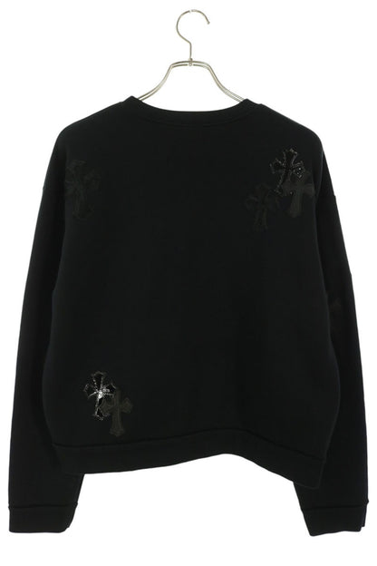 Chrome Hearts Y NOT Cross Patch Sweatshirt Black Size M
