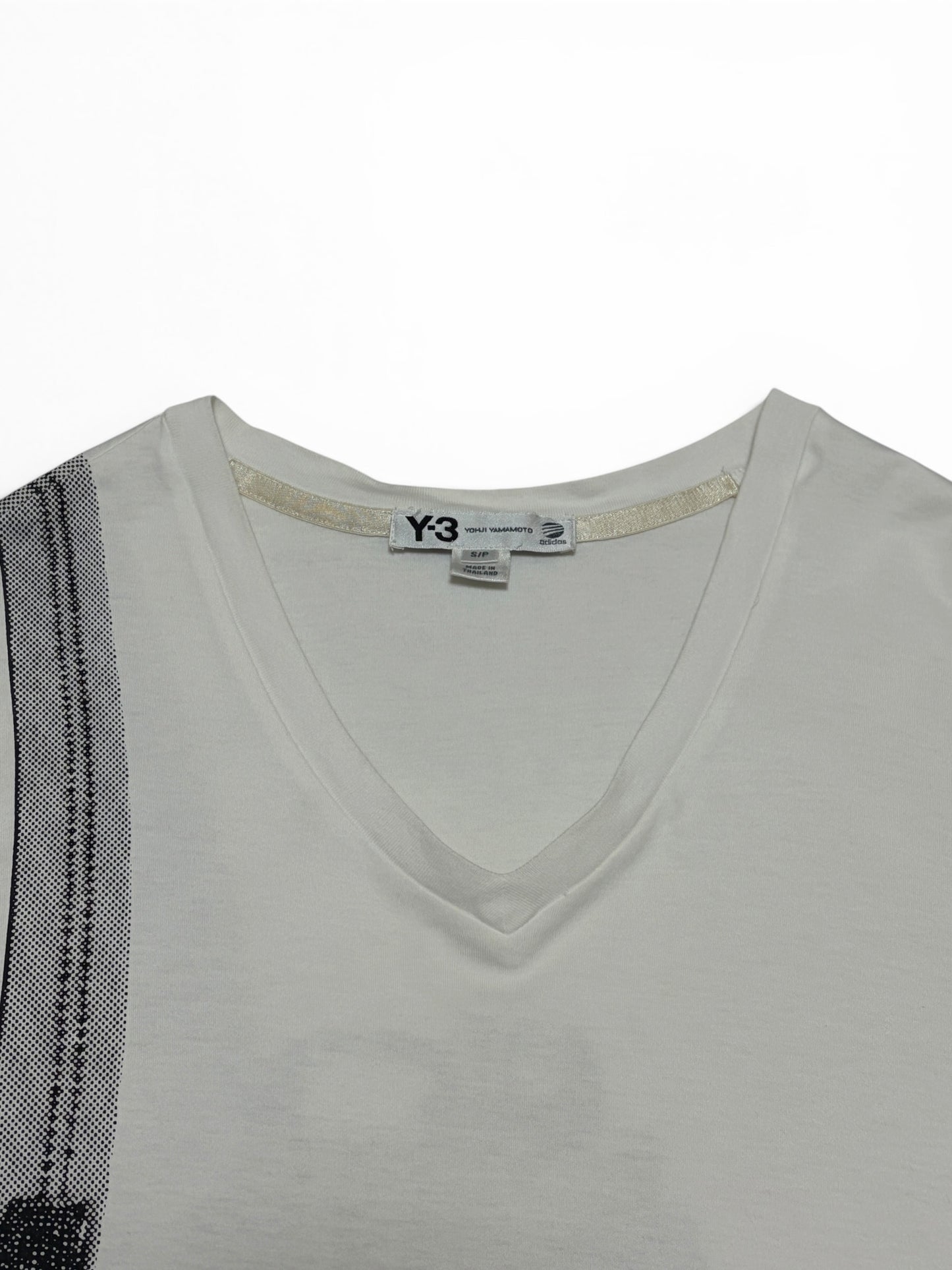 Yohji Yamamoto Y-3 White T-Shirt Size S