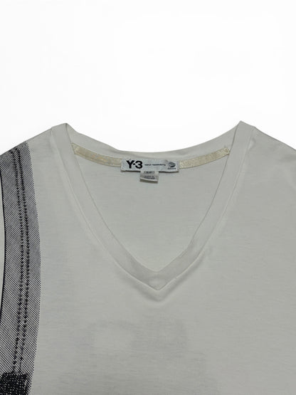 Yohji Yamamoto Y-3 White T-Shirt Size S