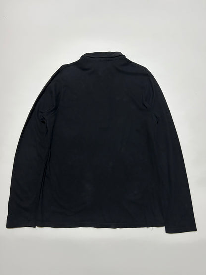 A.P.C. 1990s Black Cotton Polo Shirt