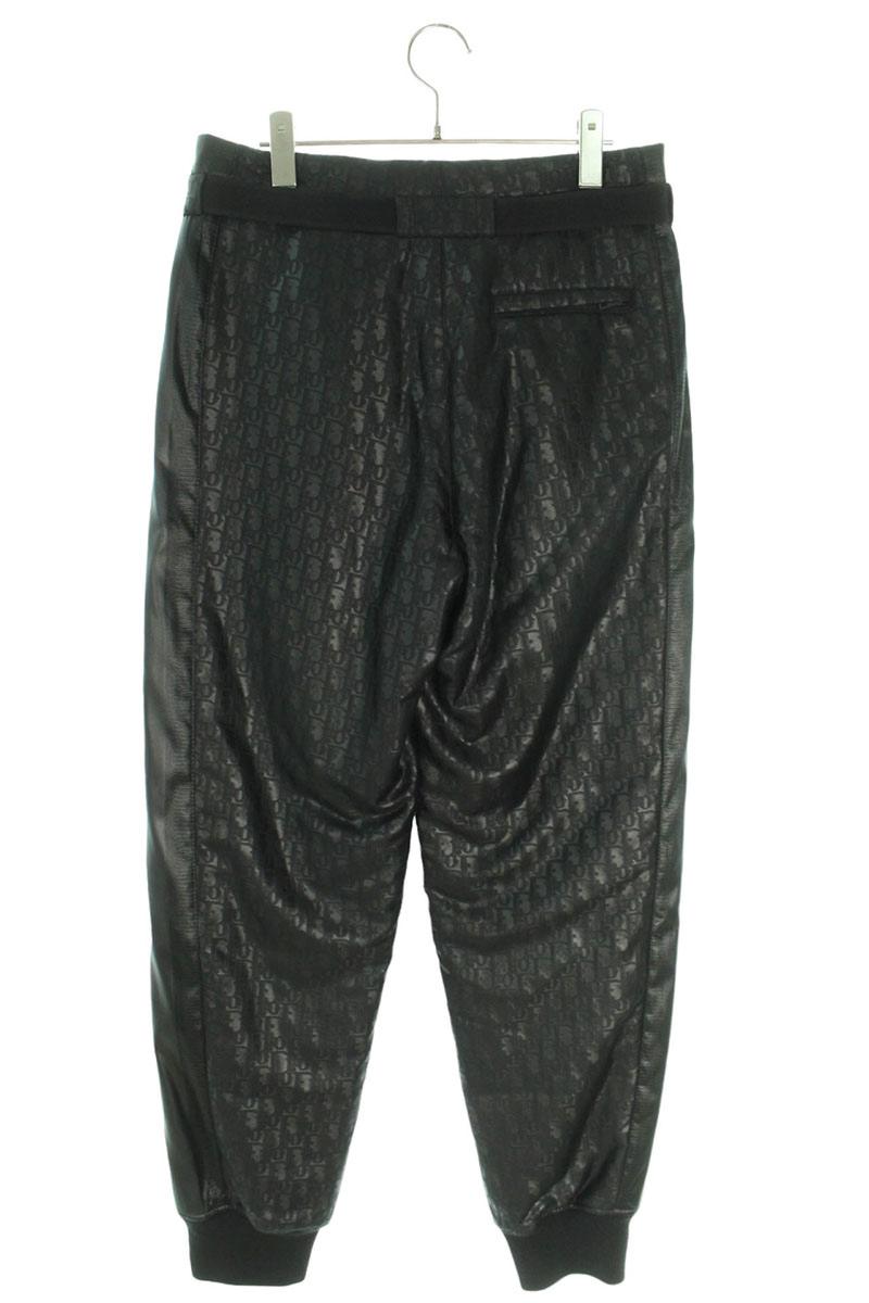Christian Dior Oblique Padded Pants Black Size 38