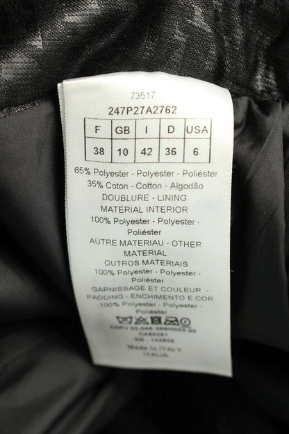Christian Dior Oblique Padded Pants Black Size 38