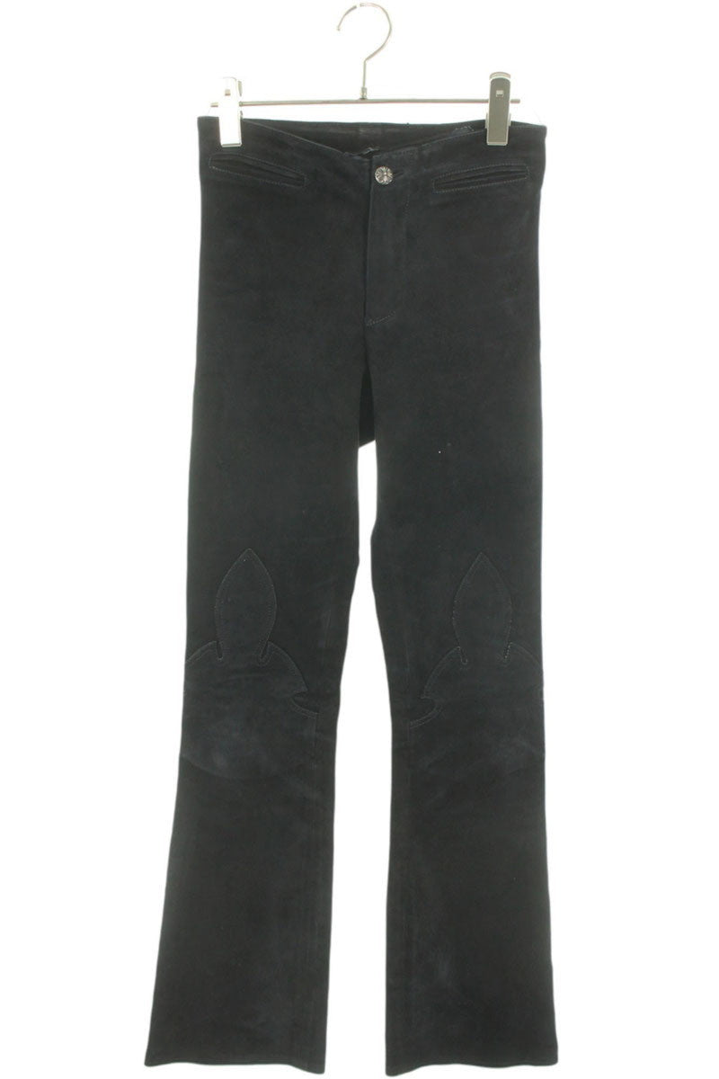Chrome Hearts Flare Knee Leather Pants Size 3