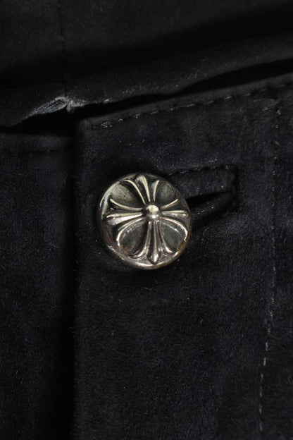 Chrome Hearts Flare Knee Leather Pants Size 3