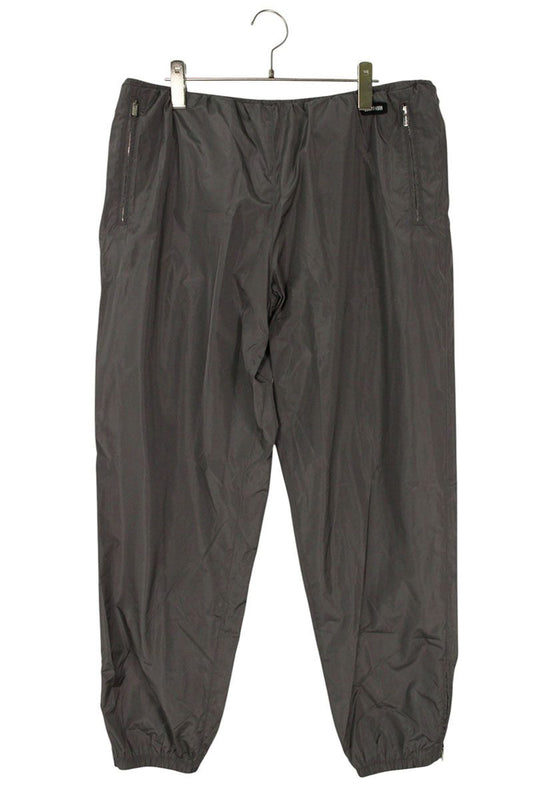 Miu Miu Gray Technical Fabric Long Pants Size 48