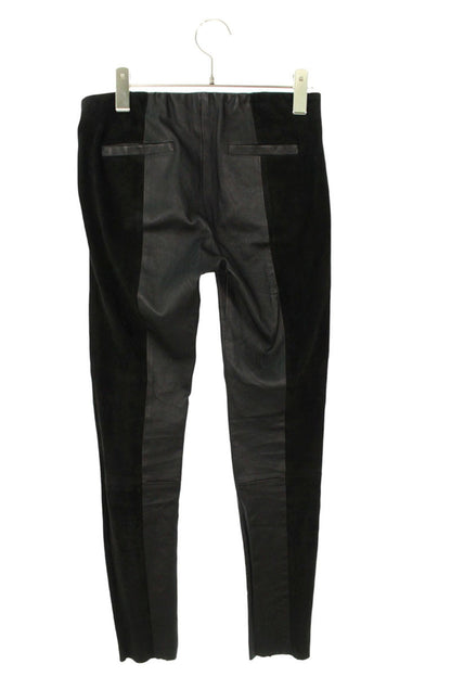 Chrome Hearts Cross Ball Suede Panel Leather Pants Size 26