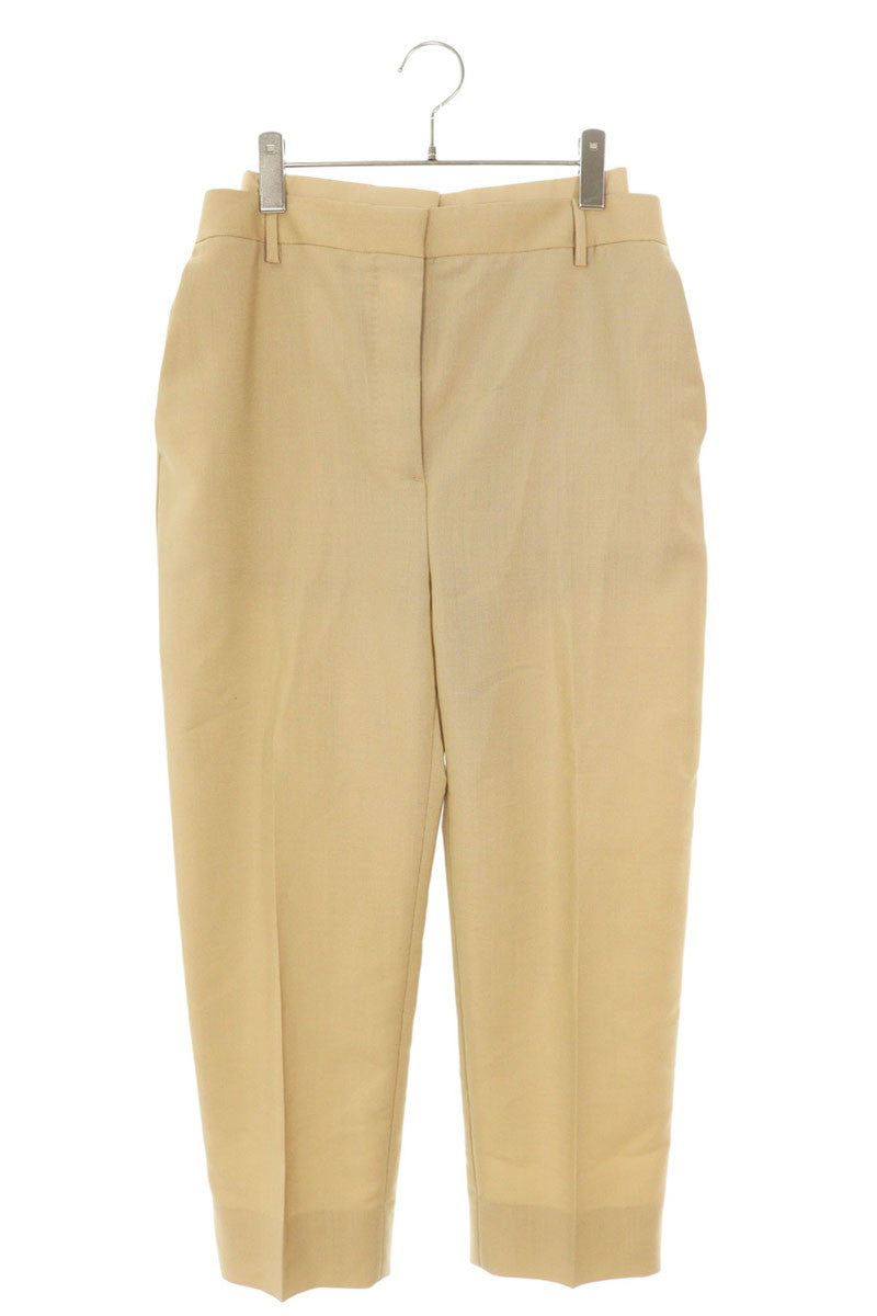 Burberry Beige Double Waist Mohair Wool Trousers Size 36