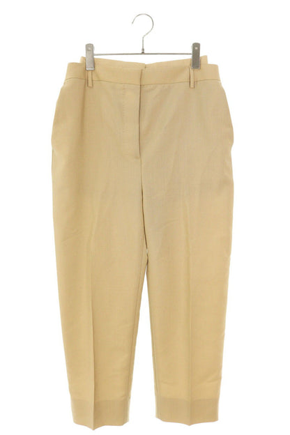 Burberry Beige Double Waist Mohair Wool Trousers Size 36