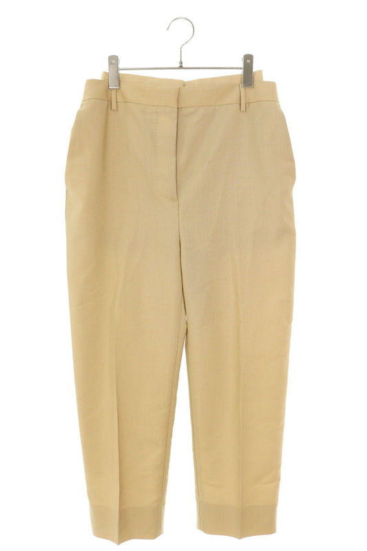 Burberry Beige Double Waist Mohair Wool Trousers Size 36