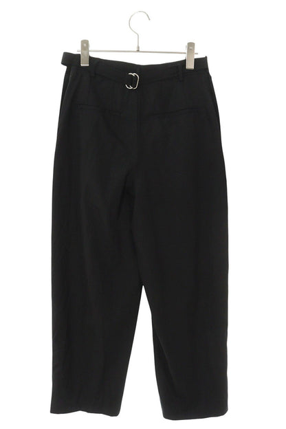 Hermes Black Back Ring Belt Wool Pants Size 36