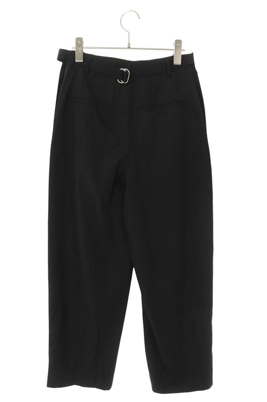 Hermes Black Back Ring Belt Wool Pants Size 36
