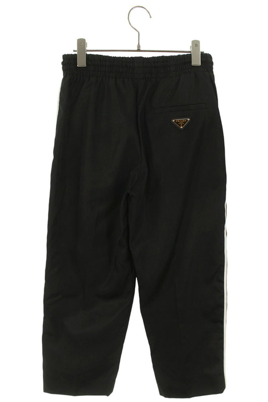 Prada Triangle Logo Sideline Nylon Track Pants Size 36