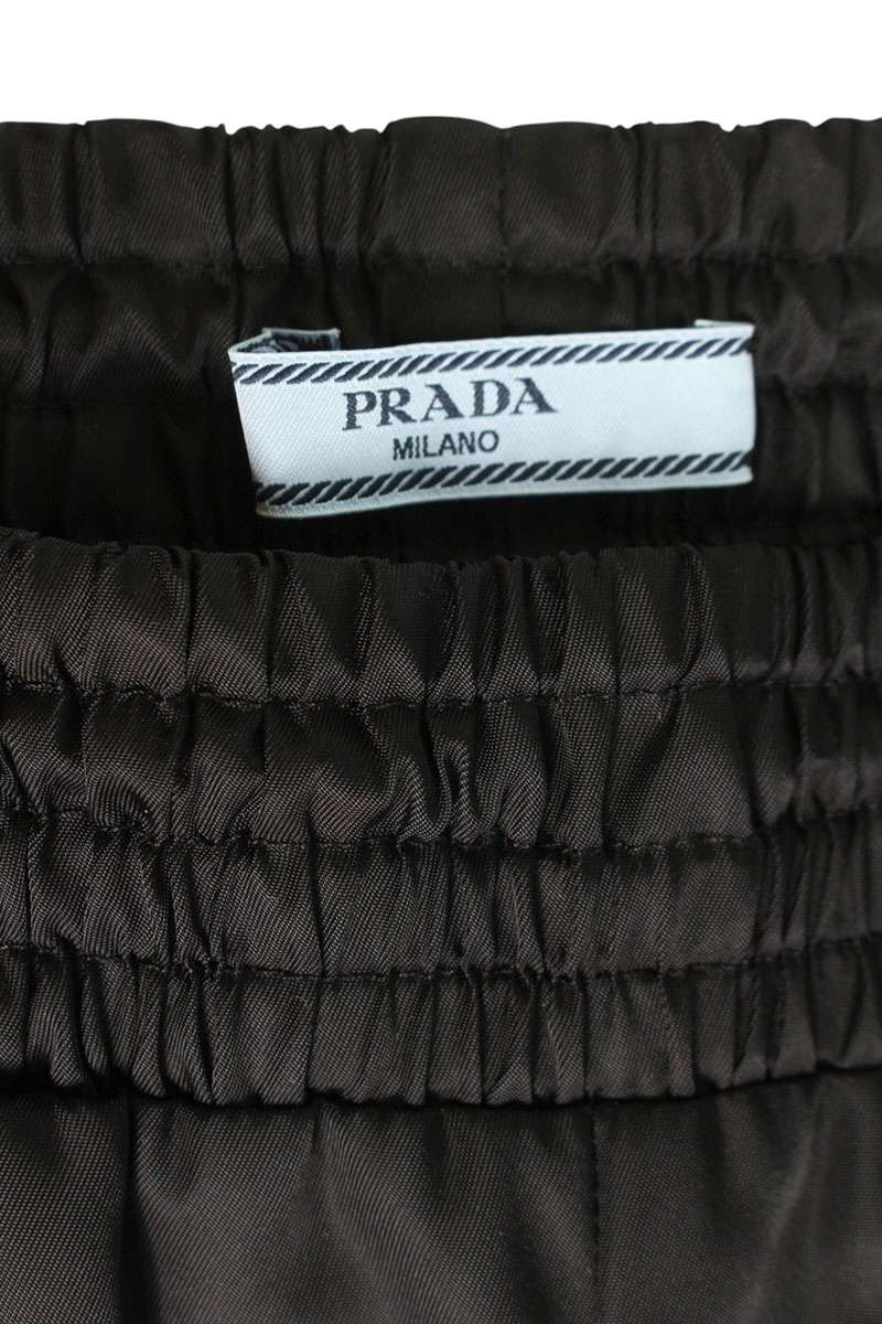 Prada Triangle Logo Sideline Nylon Track Pants Size 36