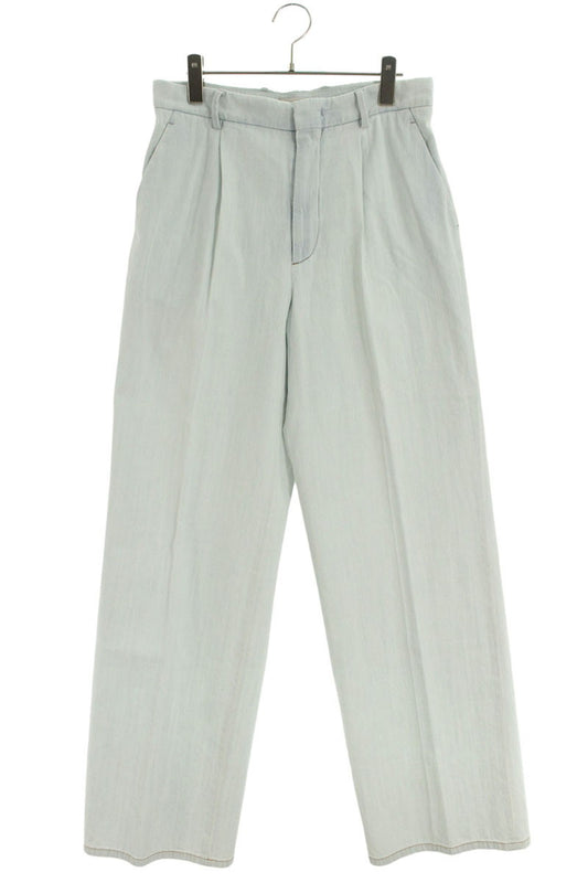 Miu Miu Light Indigo Denim Chambray Pants Size 40