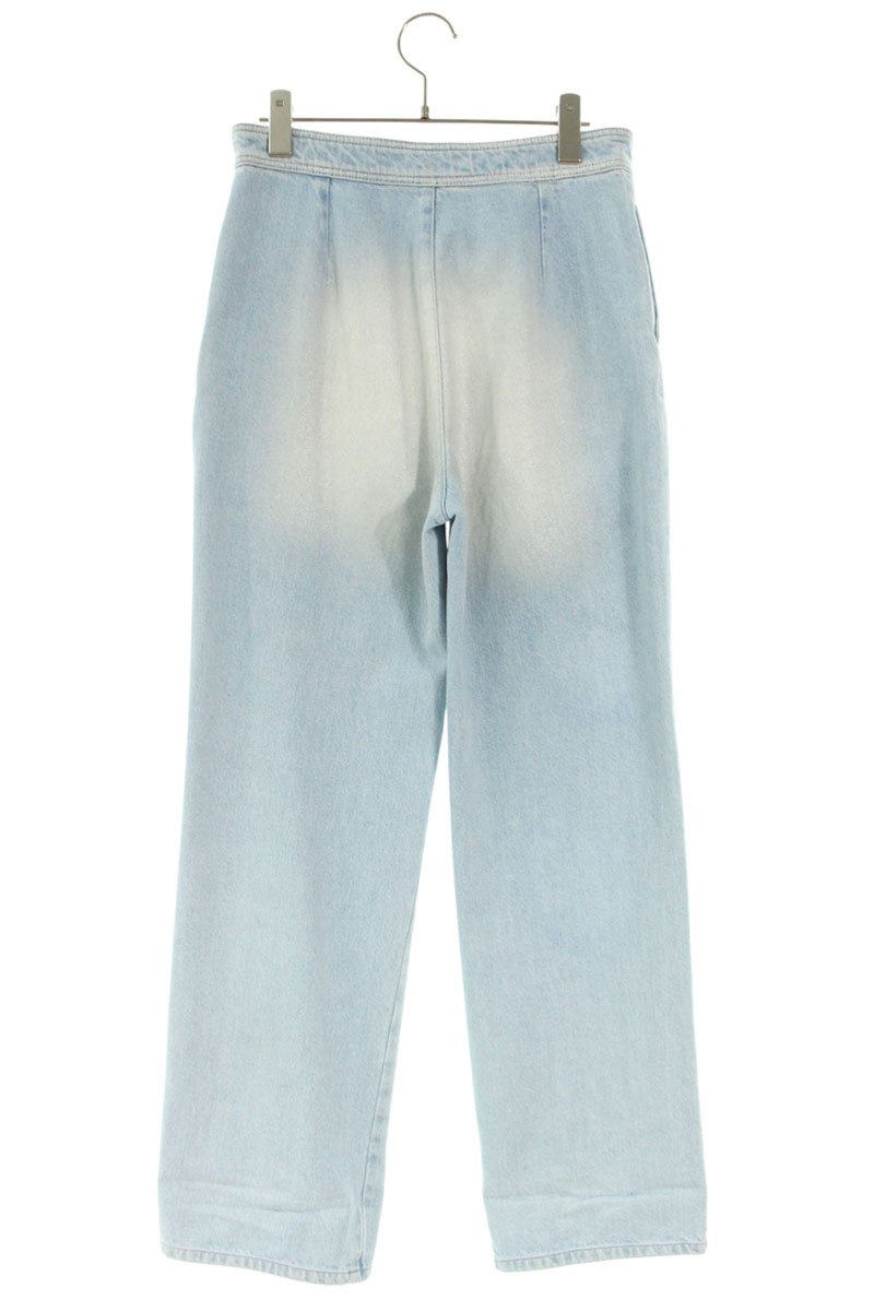 Chanel Coco Mark Button Denim Sailor Jeans Size 36