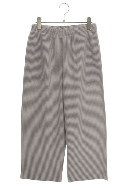 Japanese Brand me ISSEY MIYAKE Warm Long Stretch Pants Gray