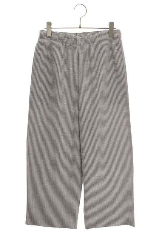 Japanese Brand me ISSEY MIYAKE Warm Long Stretch Pants Gray