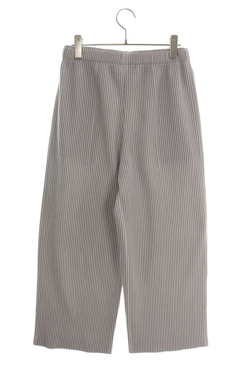 Japanese Brand me ISSEY MIYAKE Warm Long Stretch Pants Gray