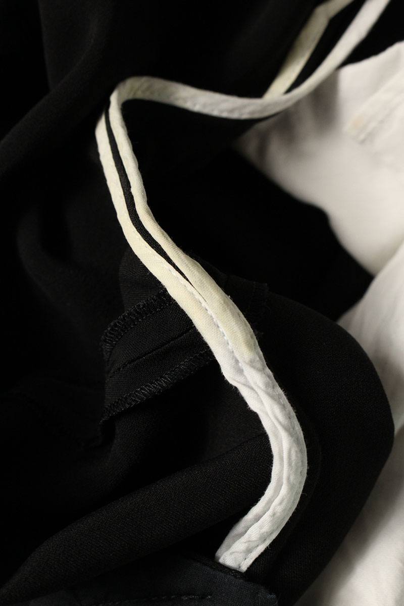 Celine Black Viscose Acetate Pants Size 40