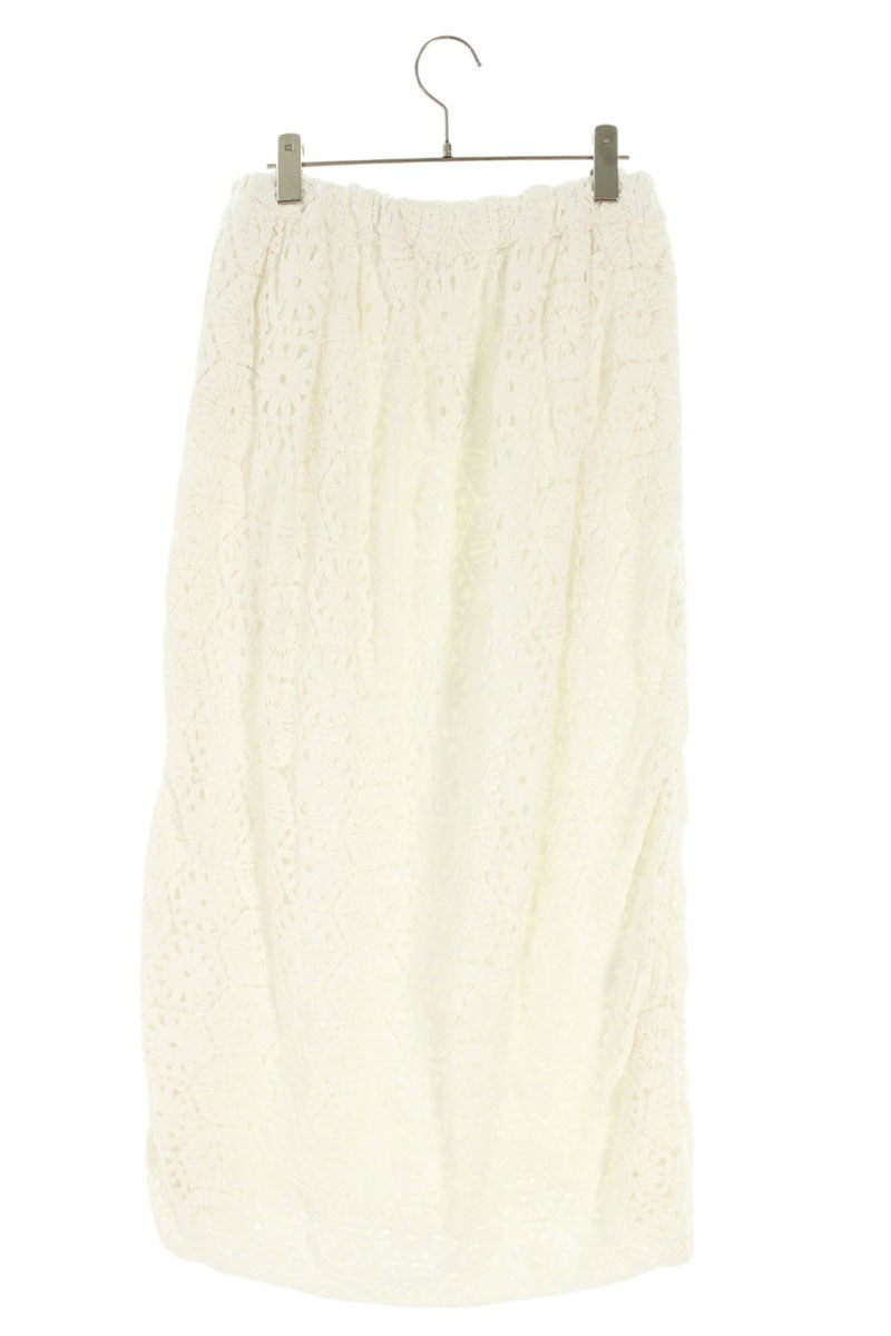 Comme des Garcons 26SS White Lace Skirt Size S