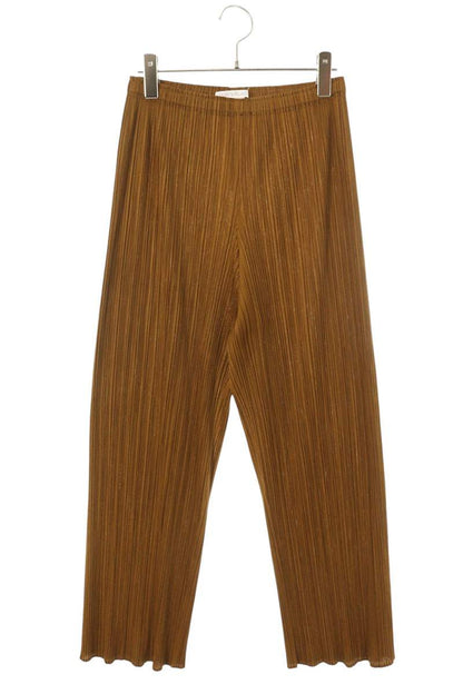 Vintage Pleated Brown Polyester Pants Size 2