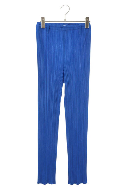 Vintage Blue Pleated Polyester Pants Size 4