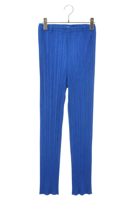 Vintage Blue Pleated Polyester Pants Size 4