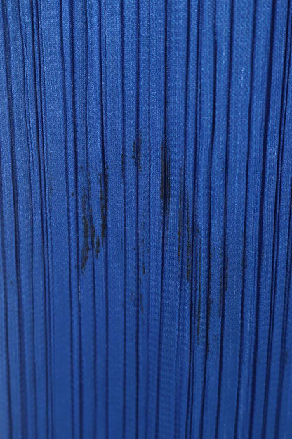 Vintage Blue Pleated Polyester Pants Size 4