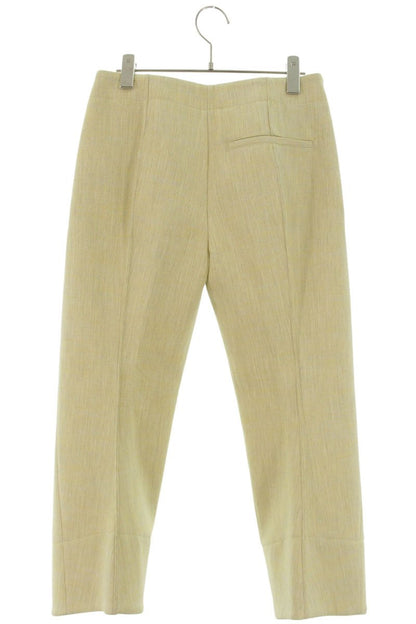 Bottega Veneta Yellow Curve Design Wool Blend Pants Size 36