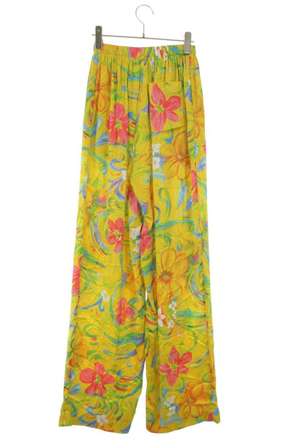Balenciaga All Over Pattern Satin Pants Multi Size 34