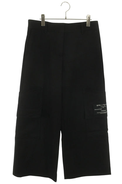 Off-White 25SS Black Wool Cargo Pants Size 40