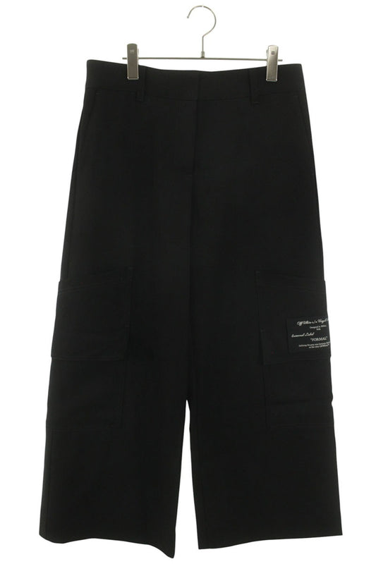 Off-White 25SS Black Wool Cargo Pants Size 40