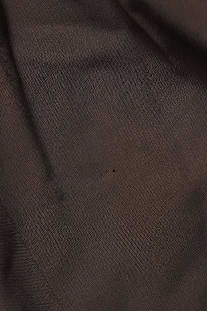 Hermes Wool Tuck Pleated Slacks Brown Size 36