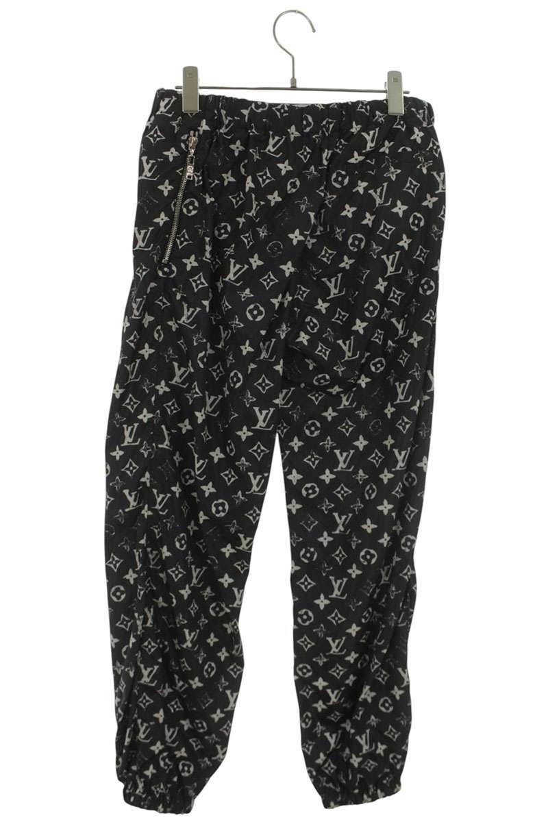 Louis Vuitton Stencil Effect Monogram Black White Size 38