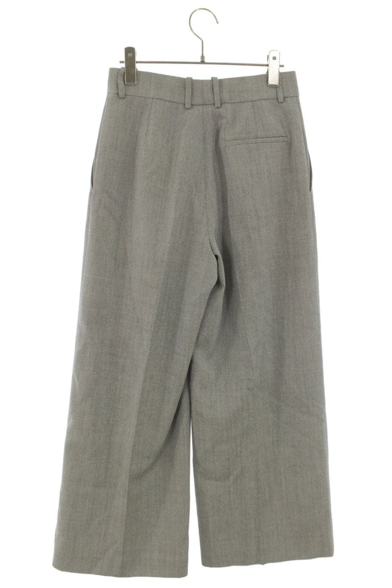 Christian Dior Gray Wool Wide Leg Slacks Size 34
