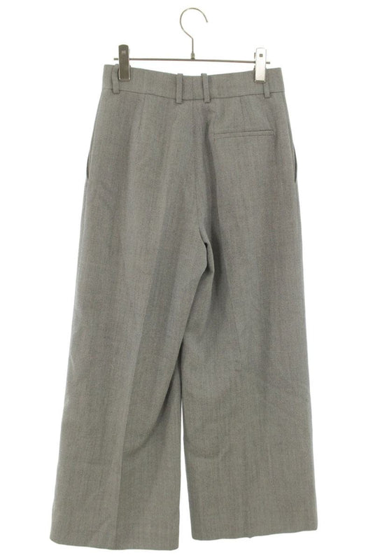 Christian Dior Gray Wool Wide Leg Slacks Size 34