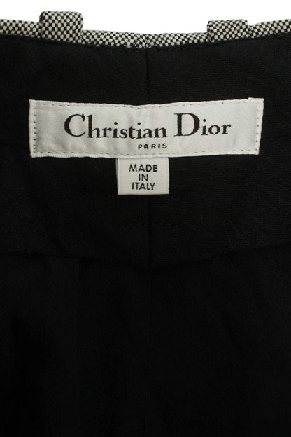 Christian Dior Gray Wool Wide Leg Slacks Size 34