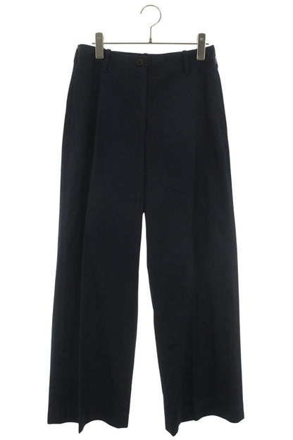 Dries Van Noten Navy Cotton Wide Pants Size 34