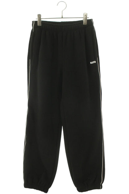 Japanese Brand Black Logo Fleece Pants Size FREE