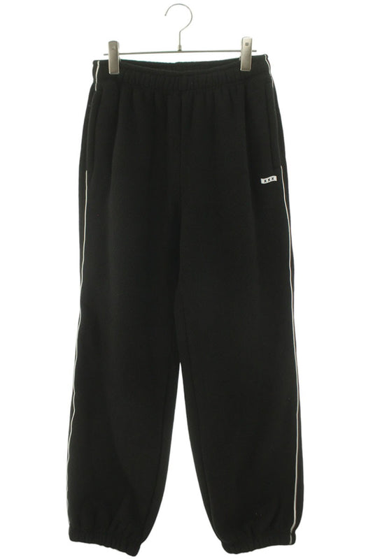 Japanese Brand Black Logo Fleece Pants Size FREE
