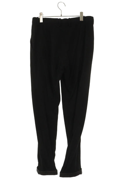 Yohji Yamamoto Wool Leather Hem Pants Black Size 3