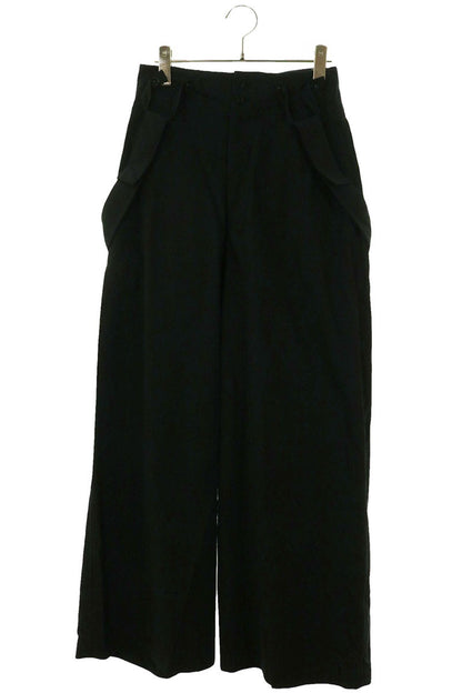 Yohji Yamamoto Cotton Twill Suspender Wide Pants Size 1