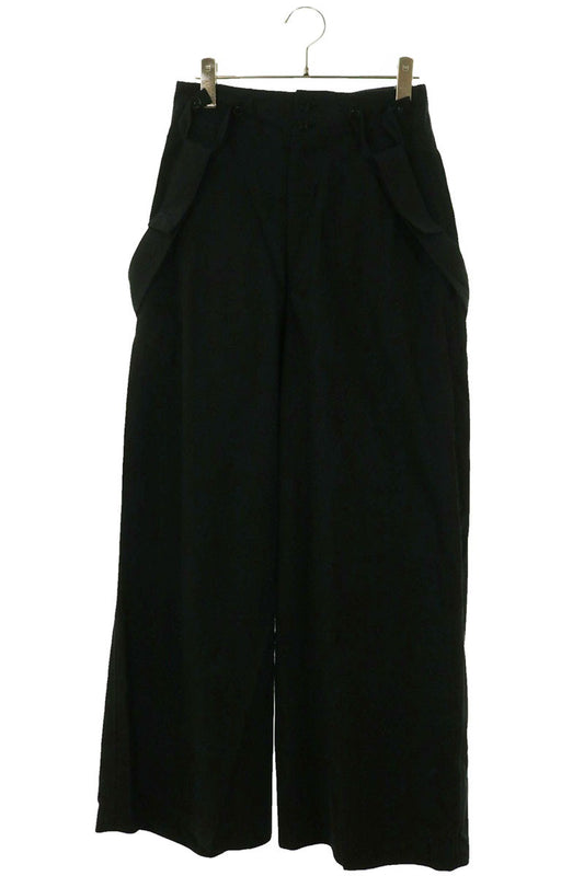 Yohji Yamamoto Cotton Twill Suspender Wide Pants Size 1