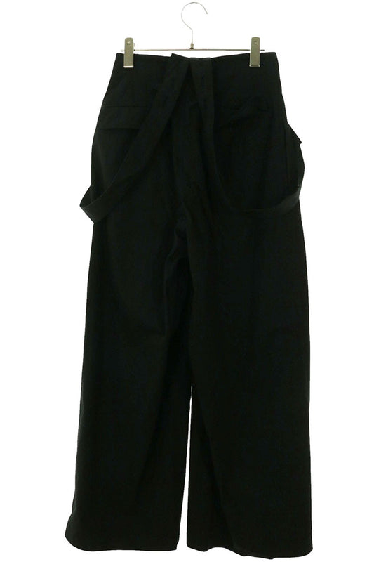 Yohji Yamamoto Cotton Twill Suspender Wide Pants Size 1