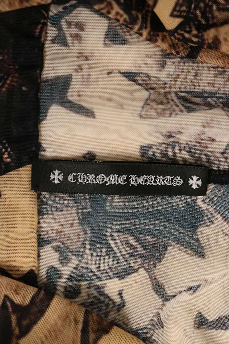Chrome Hearts Cemetery Cross Mesh Lace Long Pants Size S