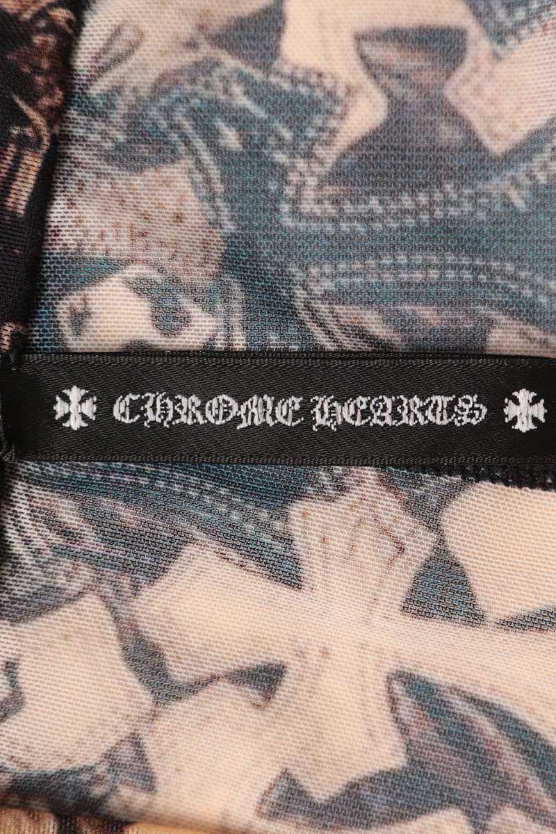 Chrome Hearts Cemetery Cross Mesh Lace Long Pants Size L