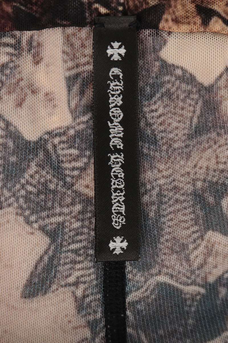 Chrome Hearts Cemetery Cross Mesh Flare Pants Size XS