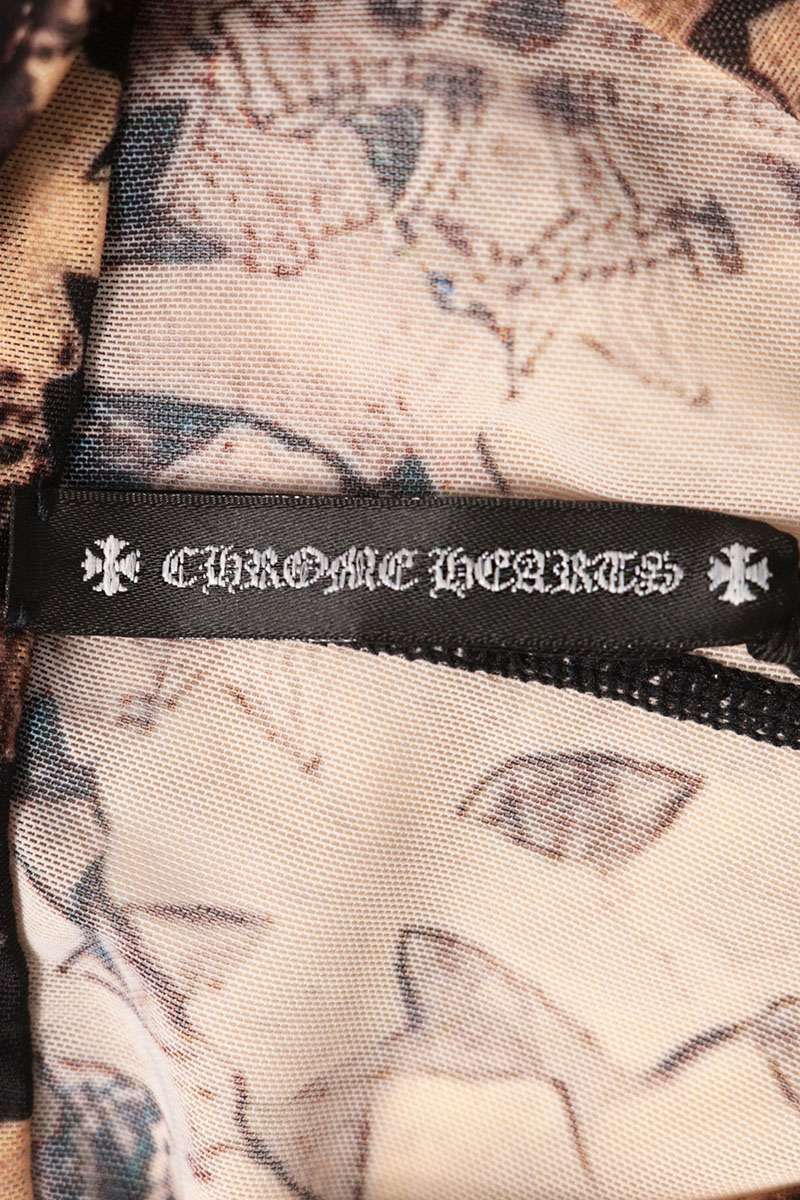 Chrome Hearts Cemetery Cross Mesh Lace Sheer Pants Size XS