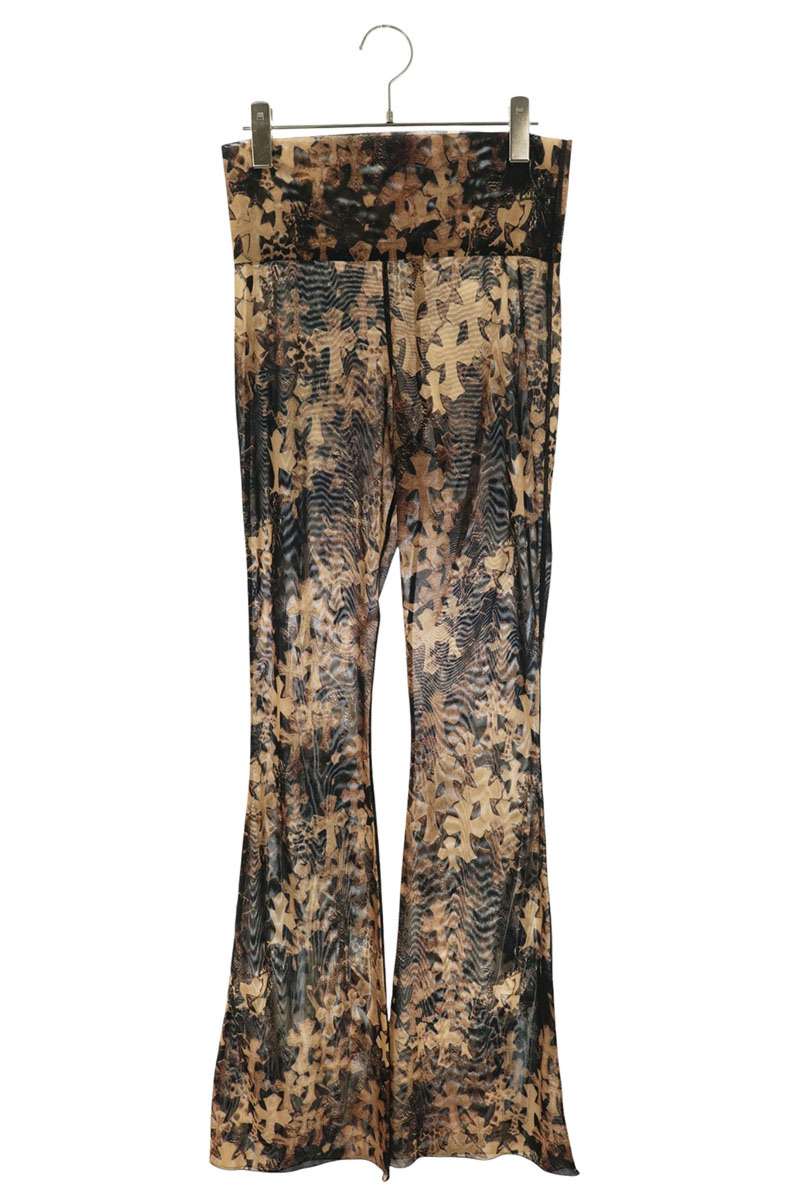 Chrome Hearts Cemetery Cross Flare Pants Multi Size XS
