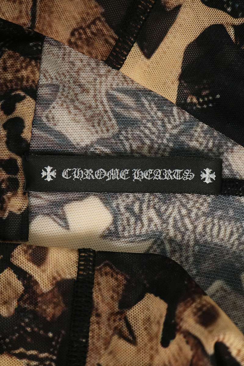 Chrome Hearts Cemetery Cross Flare Pants Multi Size XS